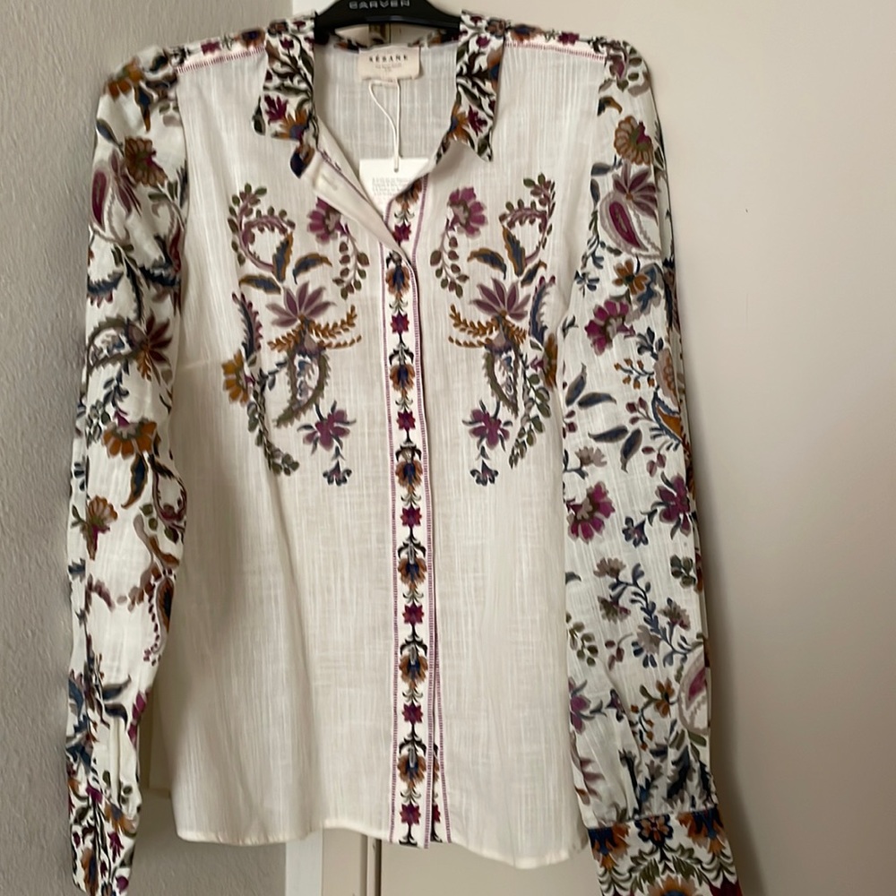 New With Tags Sézane blouse size 8/40 (FR)